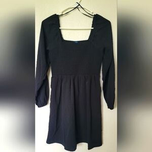 OLD NAVY black long sleeve dress size x-small.